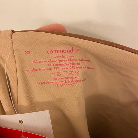 NWT Commando Faux Leather Legging in Cocoa Size XS - Picture 6 of 6